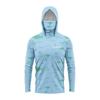 Mens Quick-Dry Fishing Hoodie With Face Cover Outdoor Bass Spinning Apparel Lightweight Sun Protection Shirt
