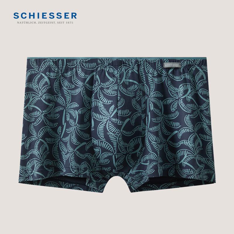

Schiesser Men s Cotton Printed Boxer Briefs XL