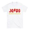 Summer 2026 New Jesus Road To Heaven Unisexs Tshirt Fashion Hot Sale Circle Neck Unisexs and Womens Same Print Tshirt