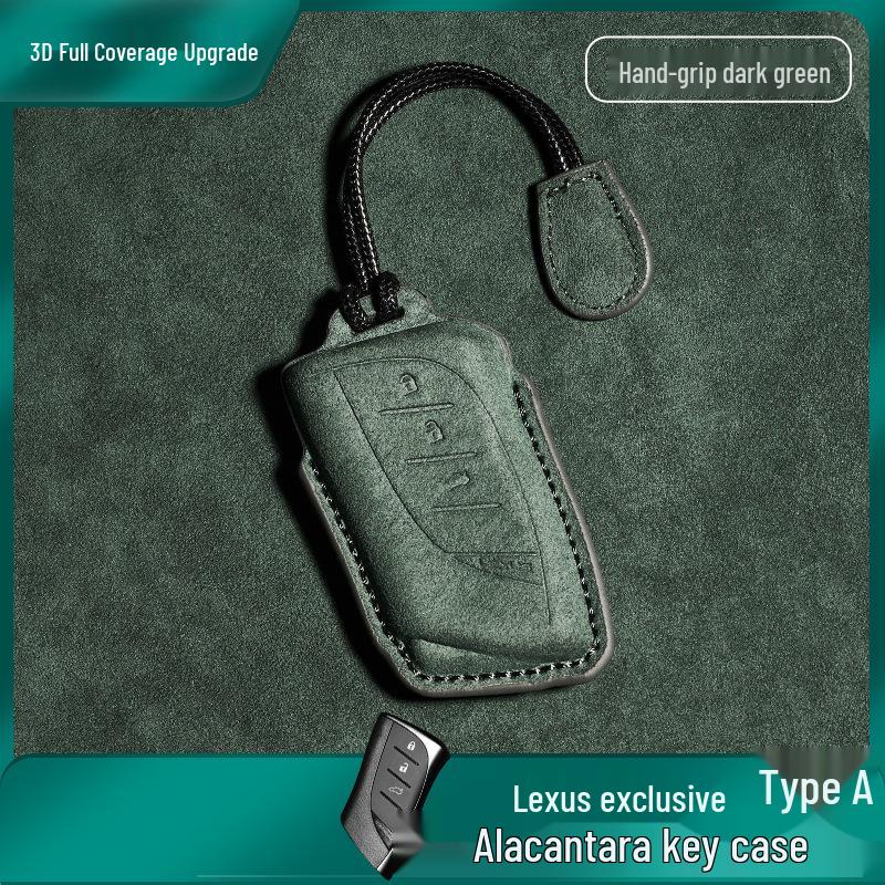 Compatible Lexus Key Case for ES200, RX300, ES300h, NX200, UX, LS - Suede Cover
