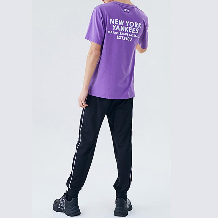 New MLB Straight T-Shirt Unisex Purple 31TS04031-50C
