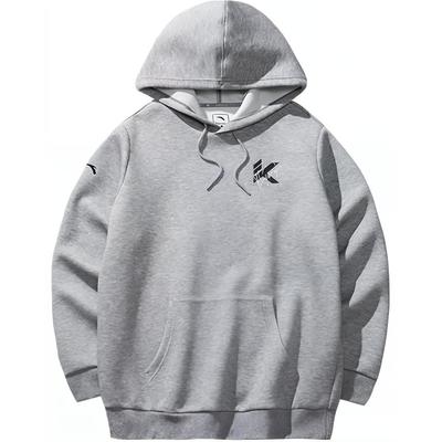 Comfortable Casual Simple Hoodie Men Hoodies Gray 152441717-1