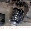 Anti-scalding Car Oil Filter Removal Tool Universal Funnel Filter Removal Funnel Vehicle Oil Change Tools Oil Filter Disassembly