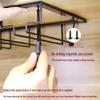 Upside-Down Red Wine Glass Rack for Hanging in Cabinets