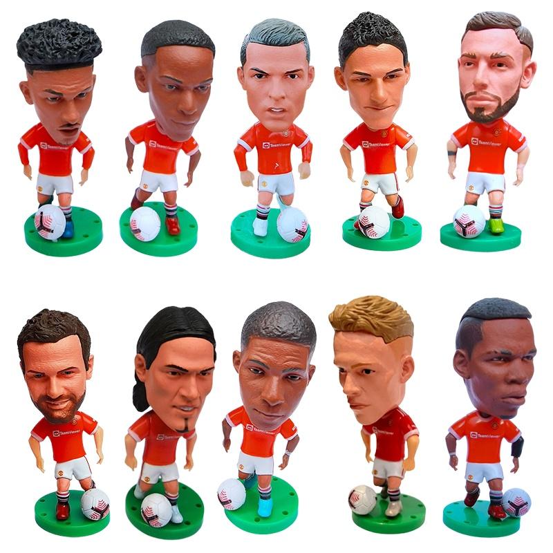 Soccer Player Mini Figures Sports Model Dolls For Home Decoration
