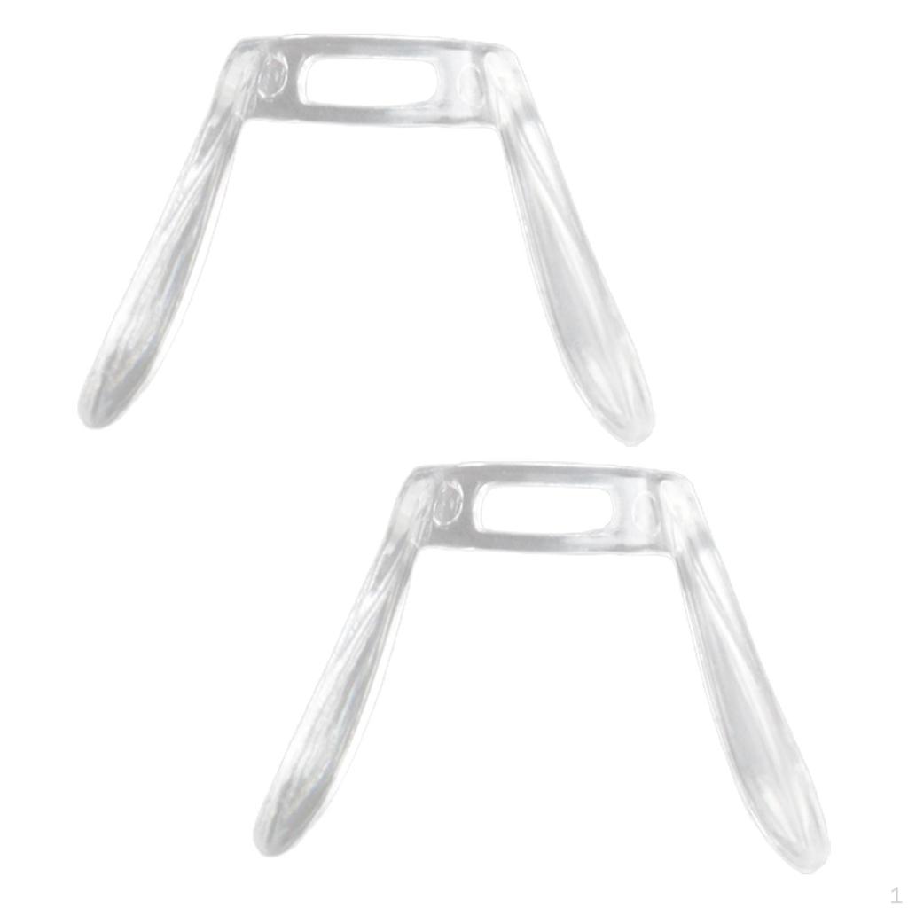 2 Adet Gözlük Burun Pedi, Yedek, Kullanımı Kolay, Şeffaf Destekli Pratik Burun Pedi