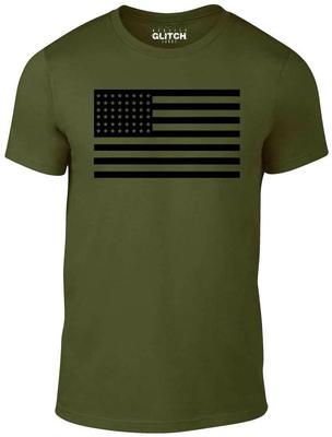 Black US Flag T-Shirt Mens Womens Tees Top - Funny T Shirt Mens Womens Tees Top Retro America Fashion Military Marines USA