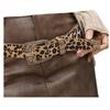 Women's Leopard Print Versatile Belt Women's Belt Premium Vintage Decorative Belt Women's