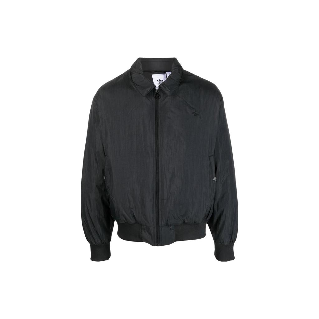 Adidas Puffer Jackets Men's Black Lapel Moderate Puffer Jacket HR8675