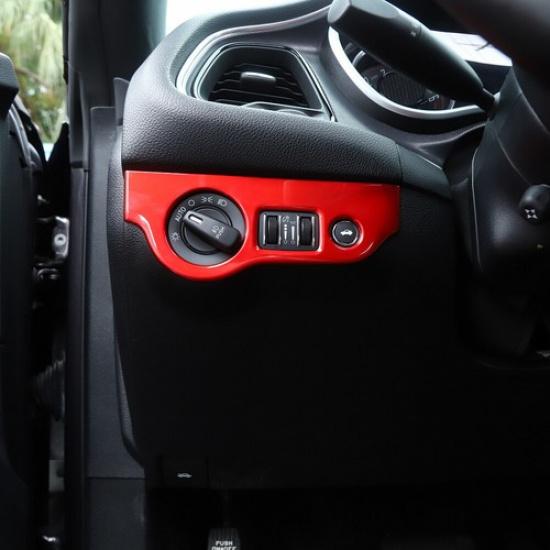Car Headlight Switch Button Panel Trim Cover For Dodge Charger 10+/Challenger 15