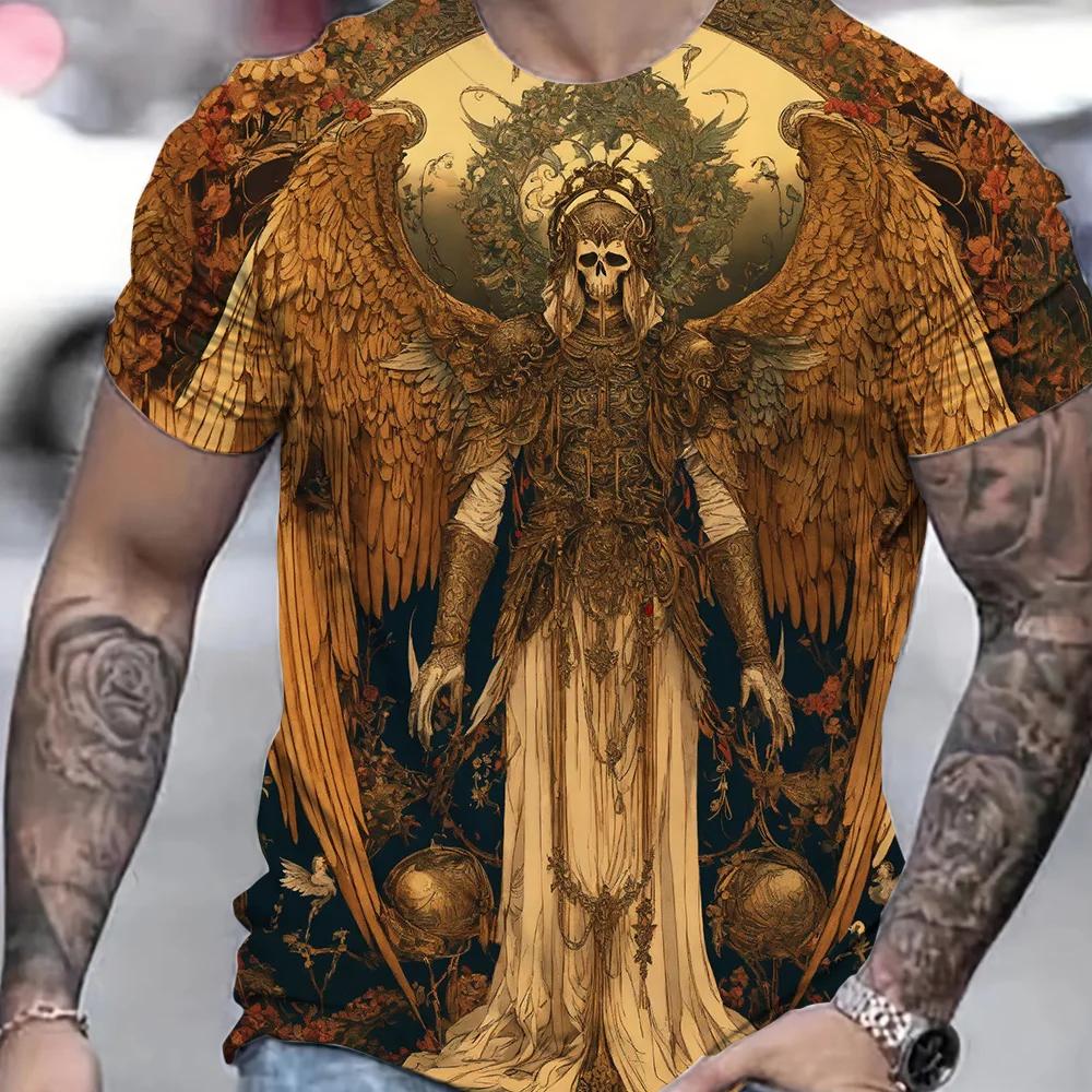 2025 Personalised Design Streetwear Men's T-Shirt Summer Oversized Casual Loose Short Sleeves Tee Fashion Male 3D Printed Tshirt