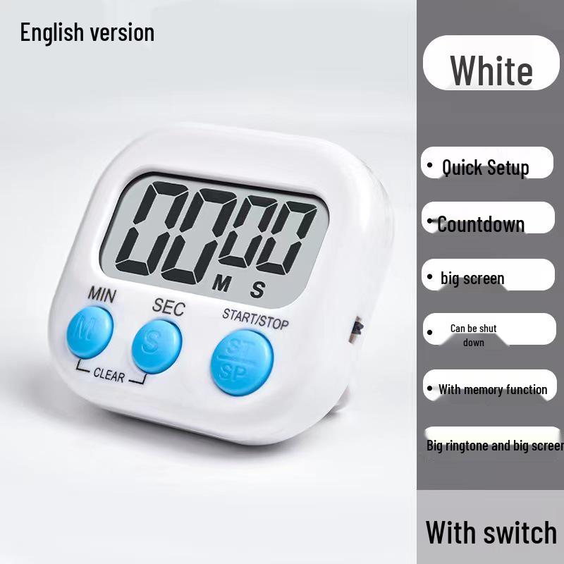 Dětský kuchyňský časovač a budík pro pečení a studium