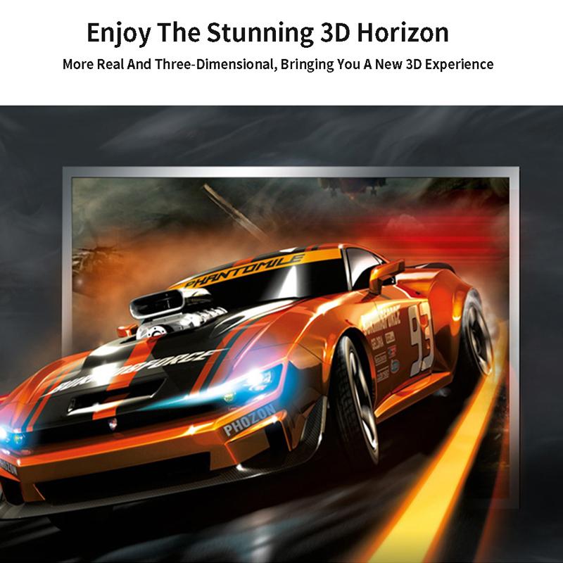 Kırmızı Mavi Yeşil 3D Gözlük Siyah Çerçeve Boyutsal Anaglif Film TV İçin