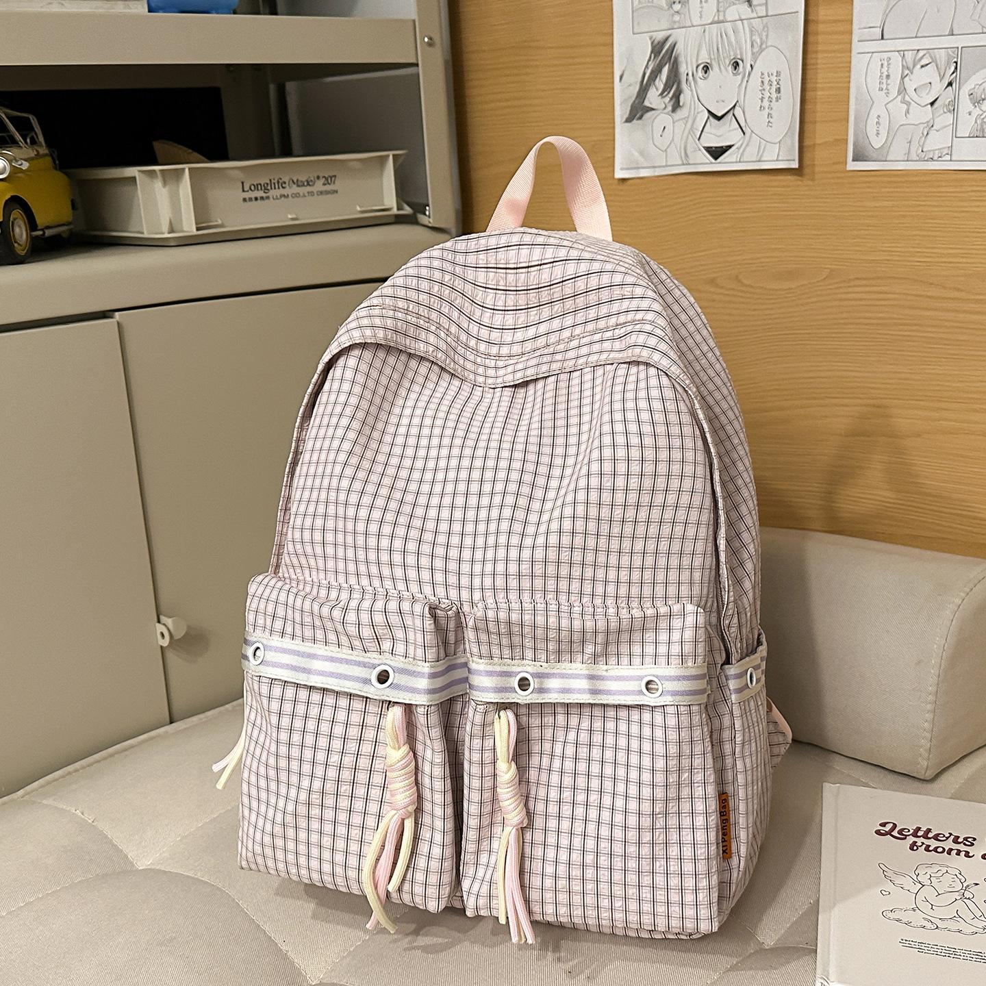 School bag junior high school girls high school students niche high value girls backpack women s backpack shoulder bag