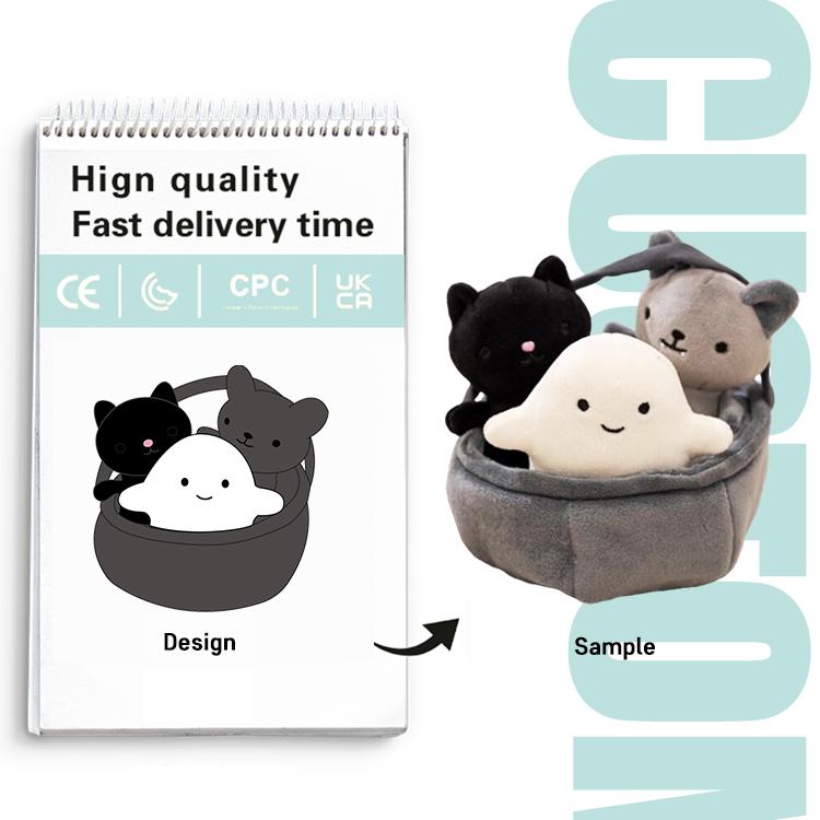 Factory Good Quality Custom  Design Mini Soft Plushie Stuffed Animal Plush
