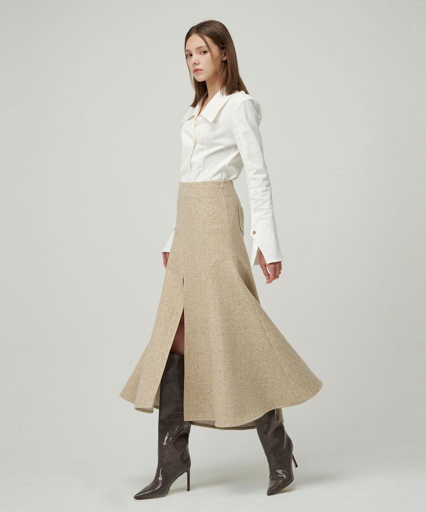 Second Armuah Aveline Skirt _ Oatmeal
