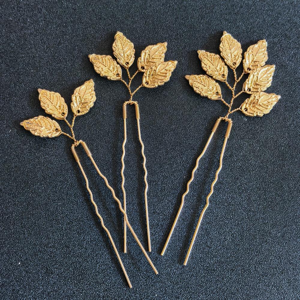 Vintage Bridal Leaf Pearls Vine Headband Wedding Bide Hair Bands Fashion Handmade Hairbands Tiara Woman Hair Accessories
