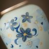 Creative Floral Ceramic Storage Jar Moisture-Proof Sealed Jar Cartoon Floral Portable Tea Canister Storage Container Home Decor