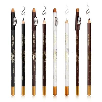 Pencil For Men's Beard Edge Hairline Razor Trace Barber Shape Accessories With Sharpener Hair Line Pen Makeup Eyebrow Pencil