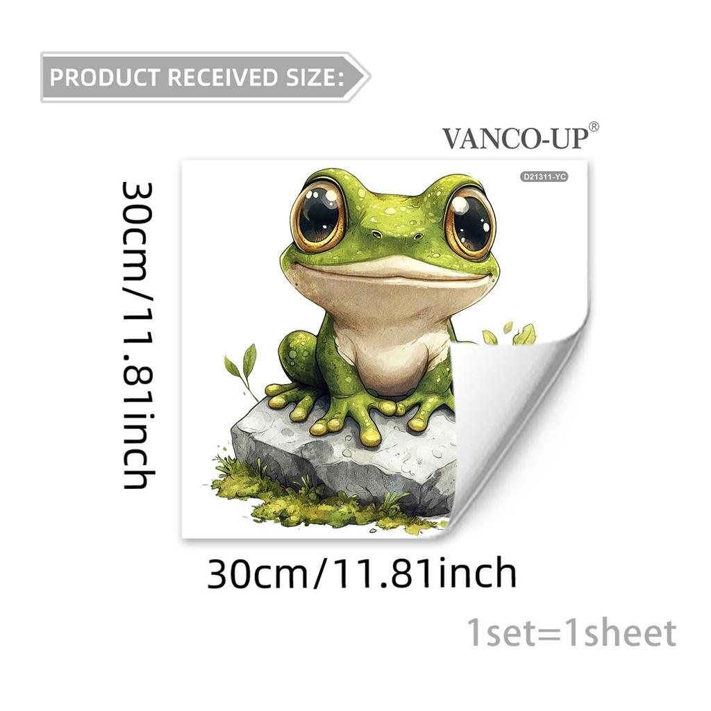 Cartoon Animal Floral Butterfly Window Stickers, PVC Static Cling Glass Decals for Window Storefront Home Decoration