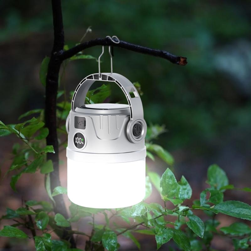 Camping Lantern Rechargeable Lightweight Led Camping Lantern Foldable Compact Multifunctional Lights for Outdoor Hiking Night