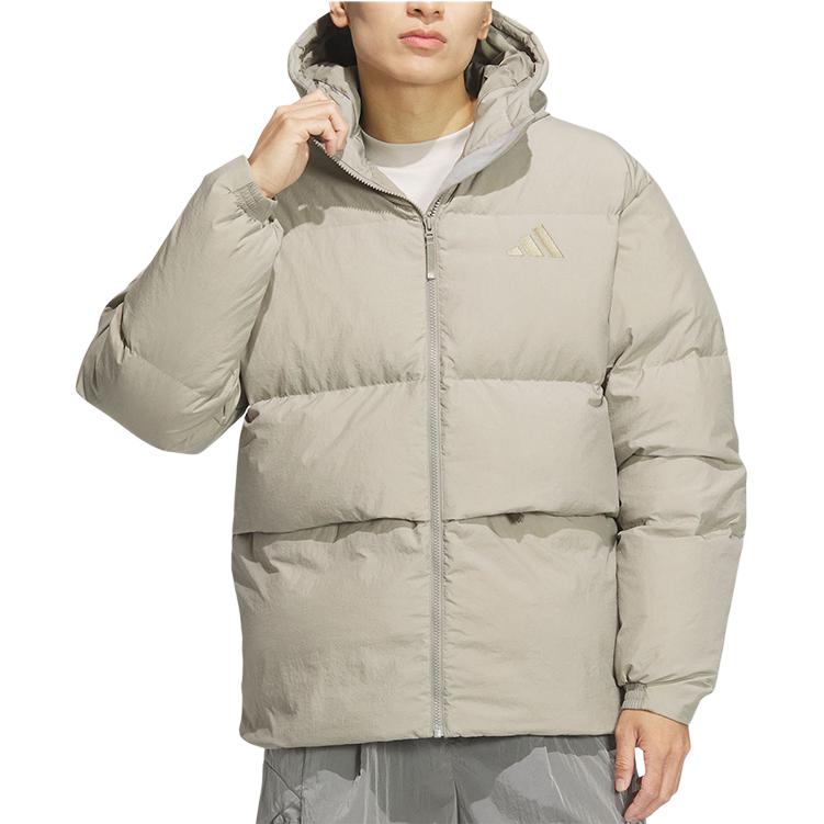 adidas Sports Casual Running Warm Comfortable Cotton Jacket Men Jacket Light-Green JM4625