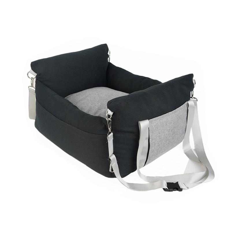 Travel Small Cats Dogs Car Seat Basket Back Seat Soft Carriers Bed Back Seat Wear Resistant Carriers Safe Small Dogs