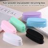 1 Pack Nail Art Glitter Recycling Box Dip System Duster Glitter Sequins Rhinestone Container Holder Nail Art Storage Nail Art Tools Salon