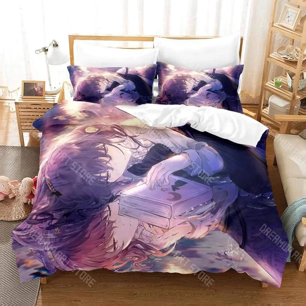 3D Printed Project SEKAI Hoshino Ichika Bedding Set for Boys Girls Duvet Cover Twin Queen King Full Single Double Sizes