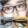 Two-dimensional yuan crying glasses frame yk hottie tears glasses college style cos animation photo frame accessories