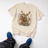 Woodland Wildlife T-Shirt, Deer Owl Fox Wolf Botanical Graphic, Vintage Forest Animals Tee, Comfort Colors® Nature Lover Gift