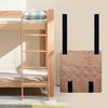 4pcs Bunk Bed Ladder Pad 9.8*9.8inch Quilted Bunk Bed Ladder Pads 10"x10" Thick Soft Foot Comfort Mat Furniture Pads Parts