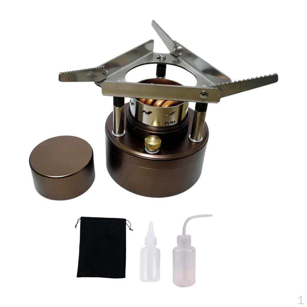 

Alcohol Furnace Burner with Foldable Bracket Lightweight Spirit Camp for Outdoor