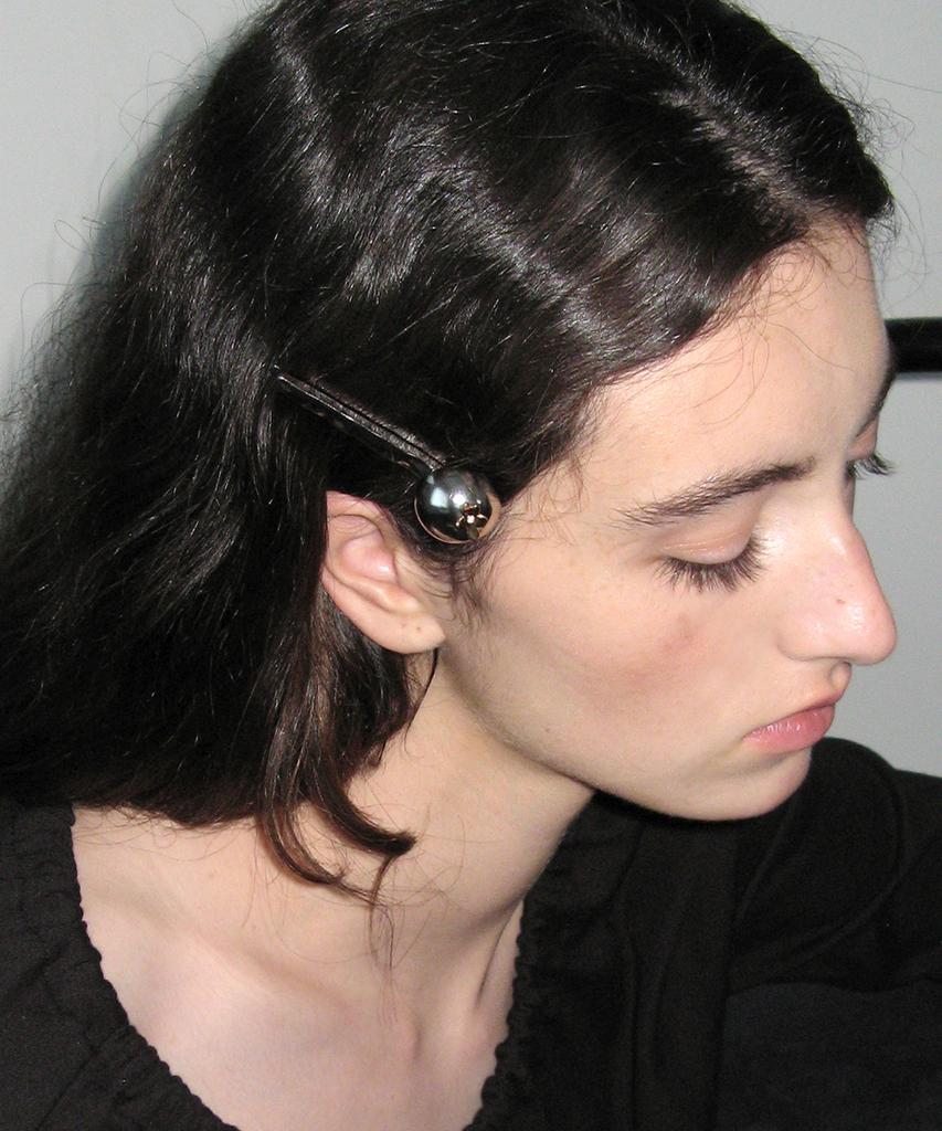 SINOON Soft Dome Hairpin (Silver Gold)