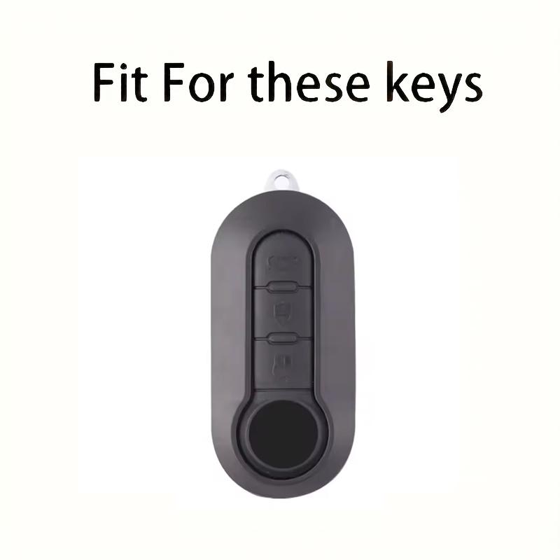 Black Warrior Style Tpu Car Key Case Cover Fob For Fiat Ducato 500 500L Panda Grande Punto Lancia Musa