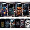 Cartoon Art Owl Phone Case for Motorola Edge 20 30 S30 40 50 Fusion Lite Plus Pro Ultra Neo One Action Zoom Hyper Power Macro Vision