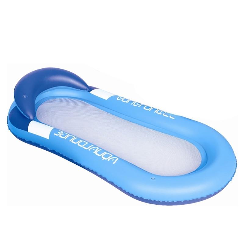 Inflatable Pool Lounger, Pool Float, Water Floating Air Bed Kids Beach Pool Toy