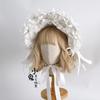 Original Rabbit Ears Cute Lolita Ponet Rabbit Ears Doll Headband Lace Bow Bunny Bnt Multi-color Hair Accessories for Women