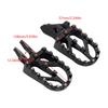 Black CNC Aluminum Alloy Footrest Footpegs For UltraBee