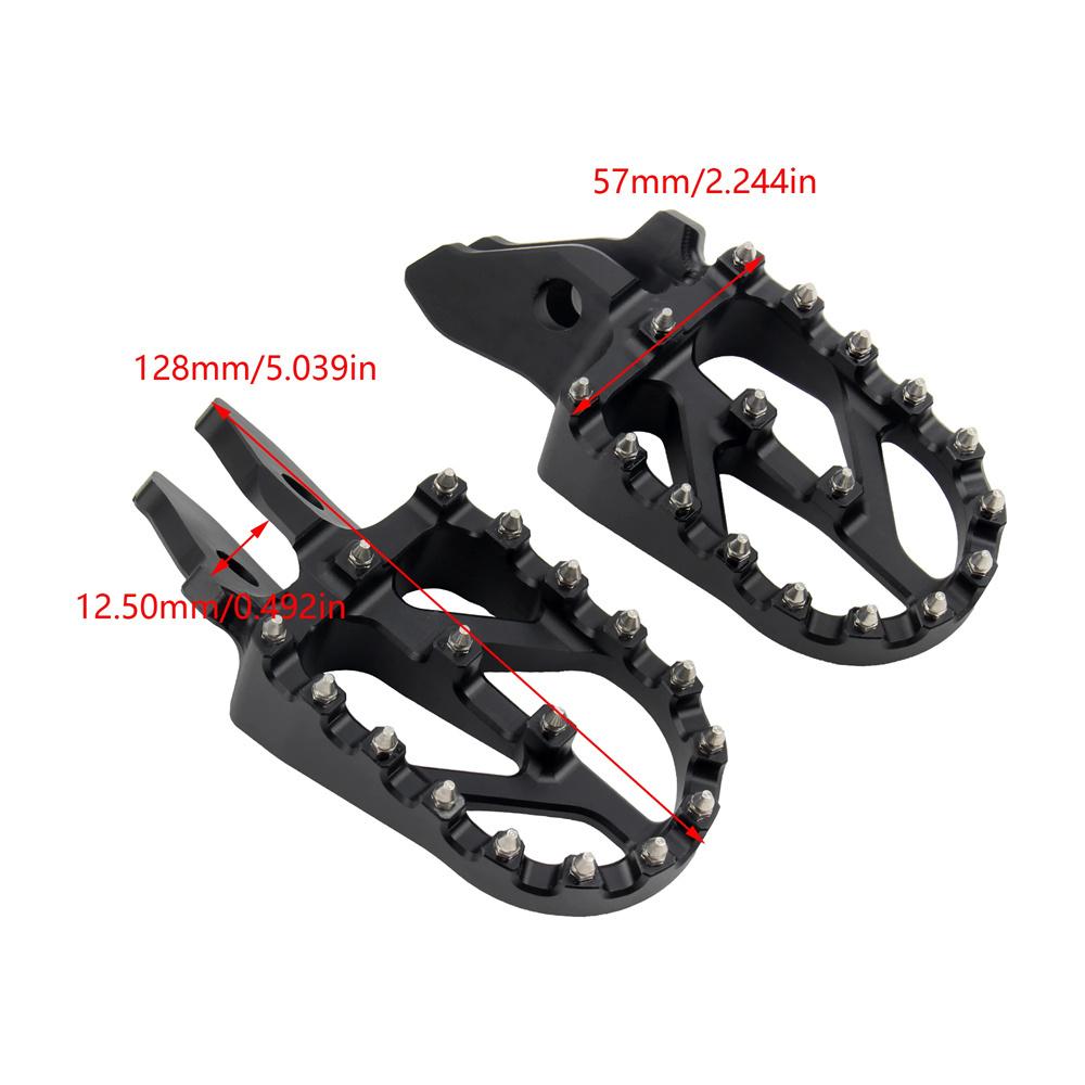 Black CNC Aluminum Alloy Footrest Footpegs For UltraBee