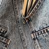 Dames Denim Tote Bag Modieuze Oversized Schoudertas Casual Dagelijkse Canvas Stijl Handtas