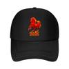 Fire Horse Zodiac Flaming Horse Mesh Baseball Cap For Womens Unisex FeUnisex Beach Dad Hat Hip Hop