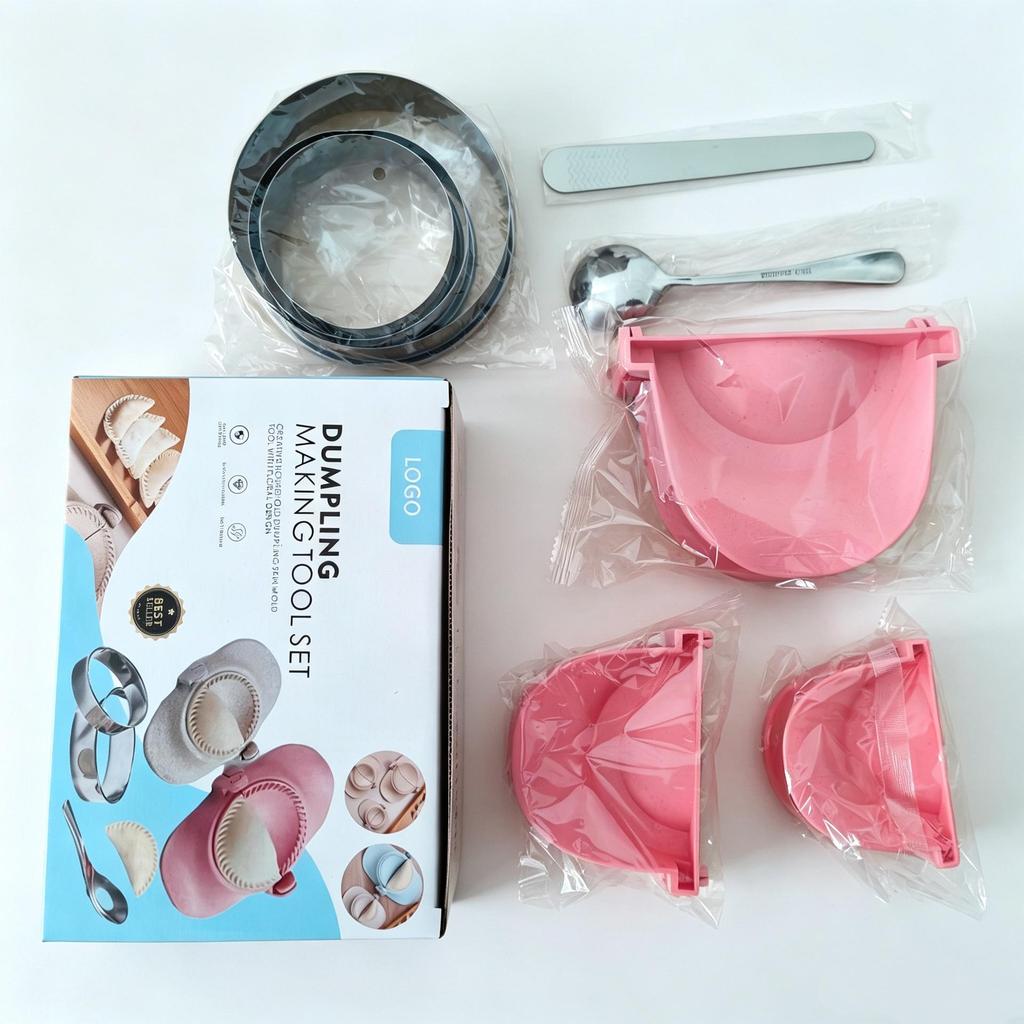 Manual Dumpling Mold - Large Size Handmade Dumpling Maker for Wrapping and Pinching Dumpling Skins