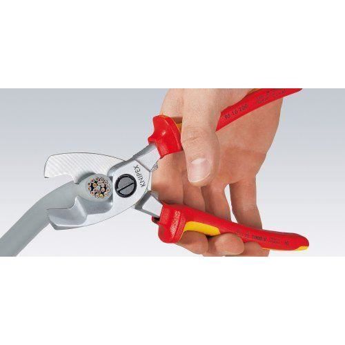 Coupe-câble VDE - Knipex - KPX9516200 - Acier - 20 Mm - Blanc