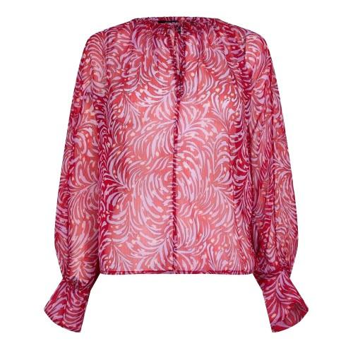 French Connection Womens/Ladies Amy Abstract Balloon Sleeve Blouse