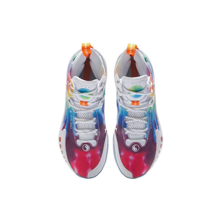 Li-Ning Wade Shadow 3 Rainbow Men Sneakers Multi-Color Purple New-Lakers-Yellow ABPR049-8