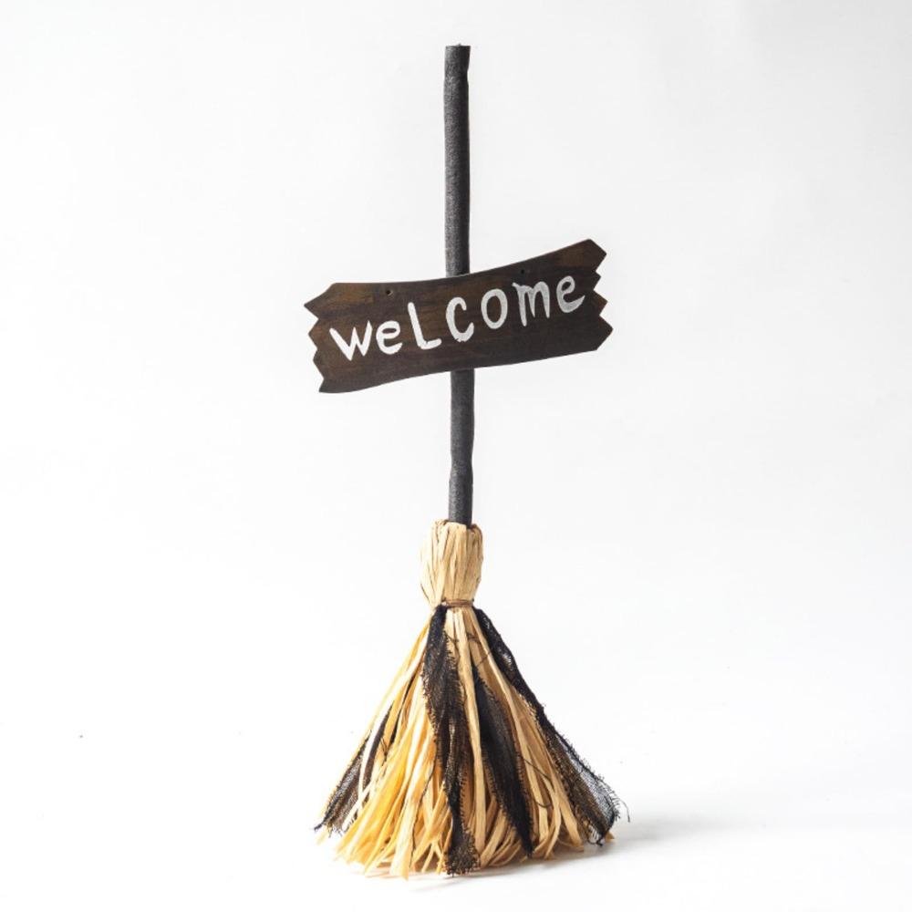 

Люминесцентная Хэллоуинская ведьмина метла Электрическая танцующая метла с привидениями Украшение на Хэллоуин