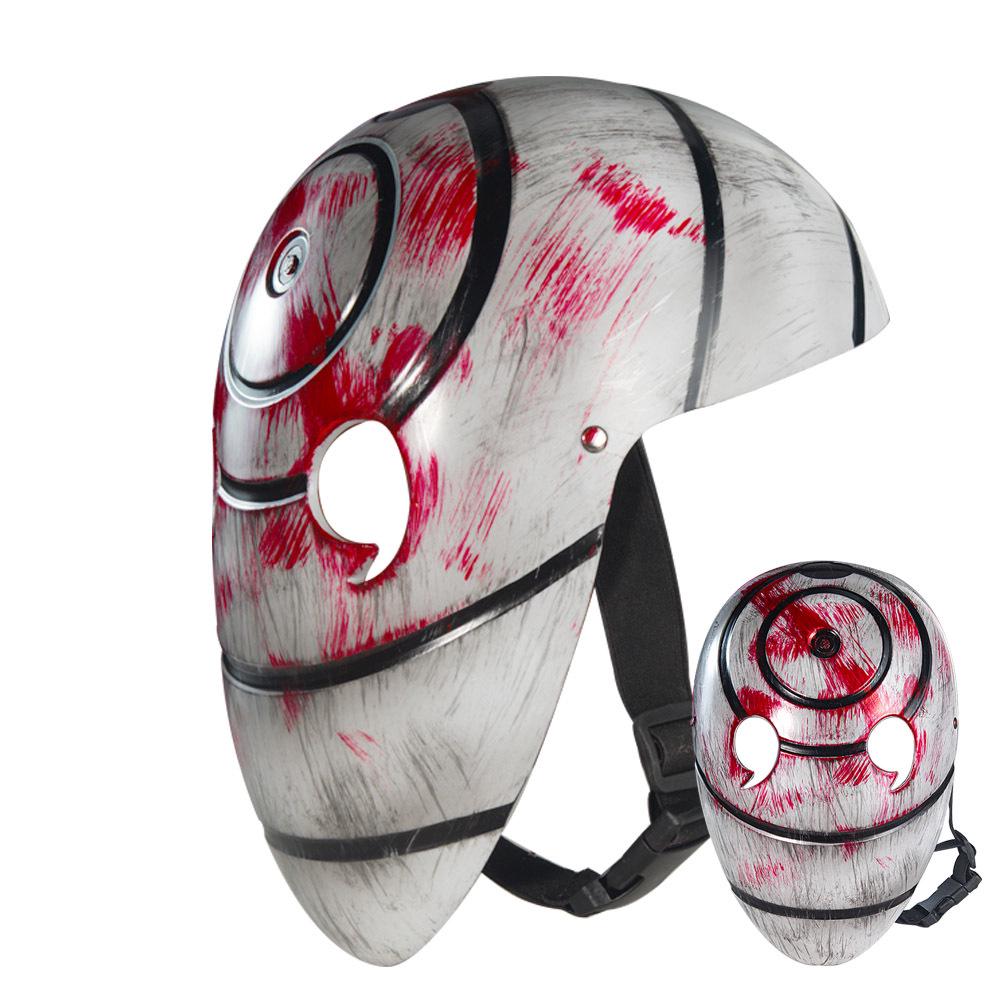 Anime Naruto Tobi Pryskyřičná Maska pro Halloweenskou Párty - Kostým na Celý Obličej pro Dospělé a Děti