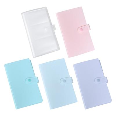 Grid Transparent Photo Album Ring Necklace Jewelry Storage Book Display Organizer Bag Bracklet
