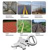 Heavy Duty Steel Frame Measuring Tape With Clear Marking For Engineering Projects 50m 100m Portable Surveying Equipment